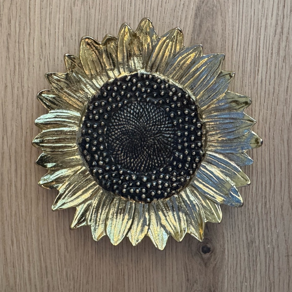 Michael Aram Gold Sunflower Catch All